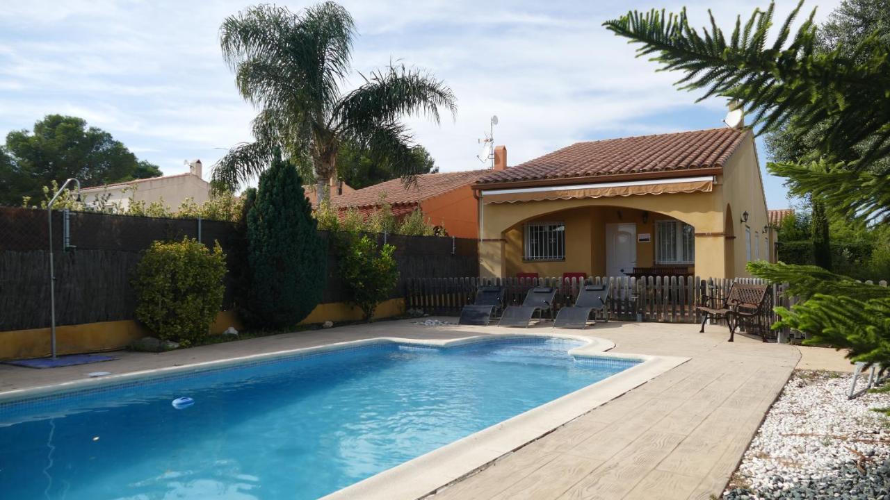 Villa Xalet Piscina Privada Ibiscus L'Ametlla de Mar Exterior foto